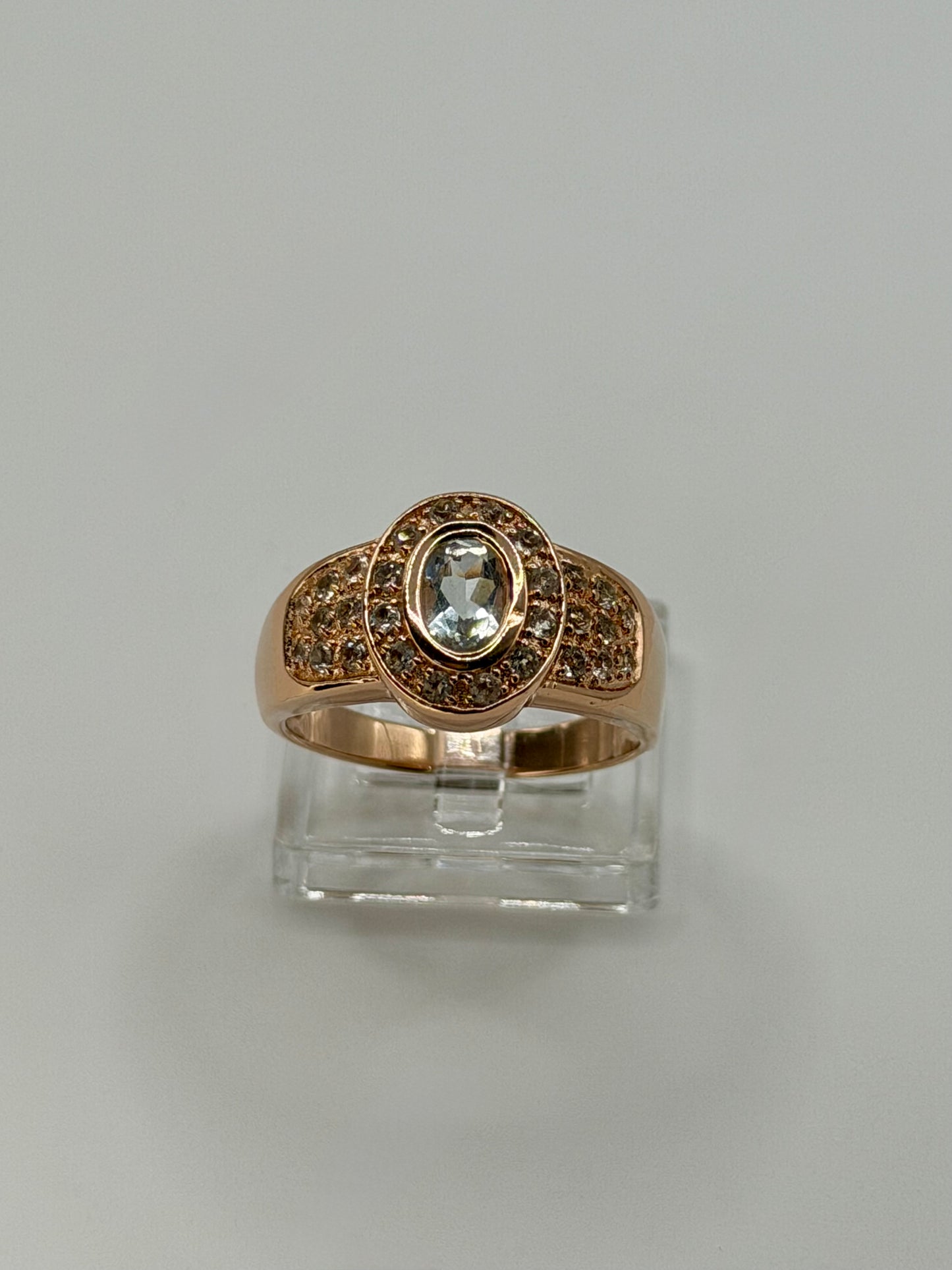 Natural Aquamarine Ring – 0.75 Ct