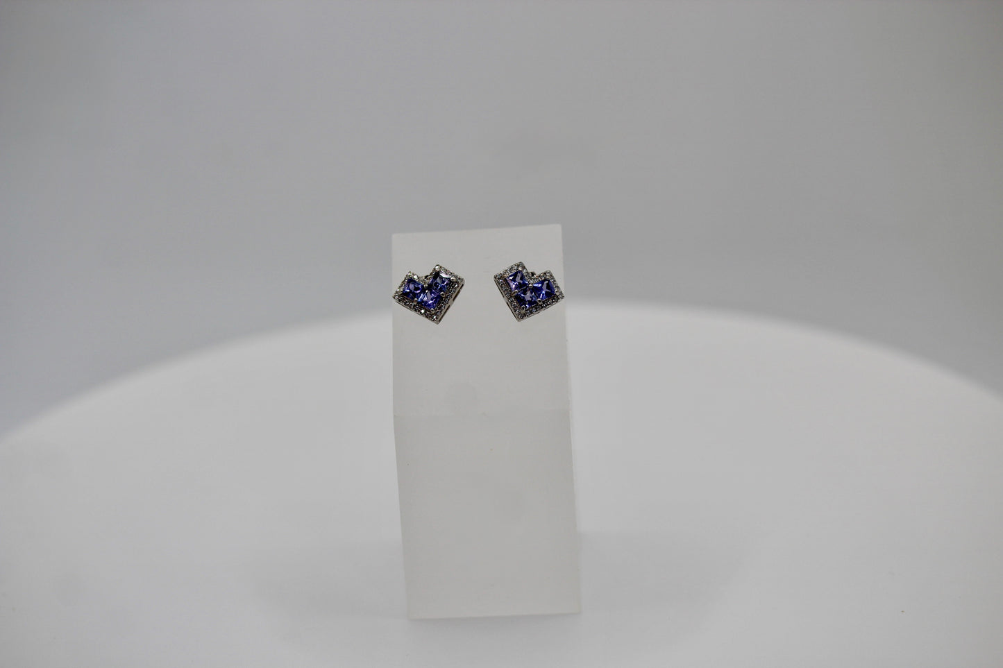 Natural Tanzanite Earrings – Sterling Silver