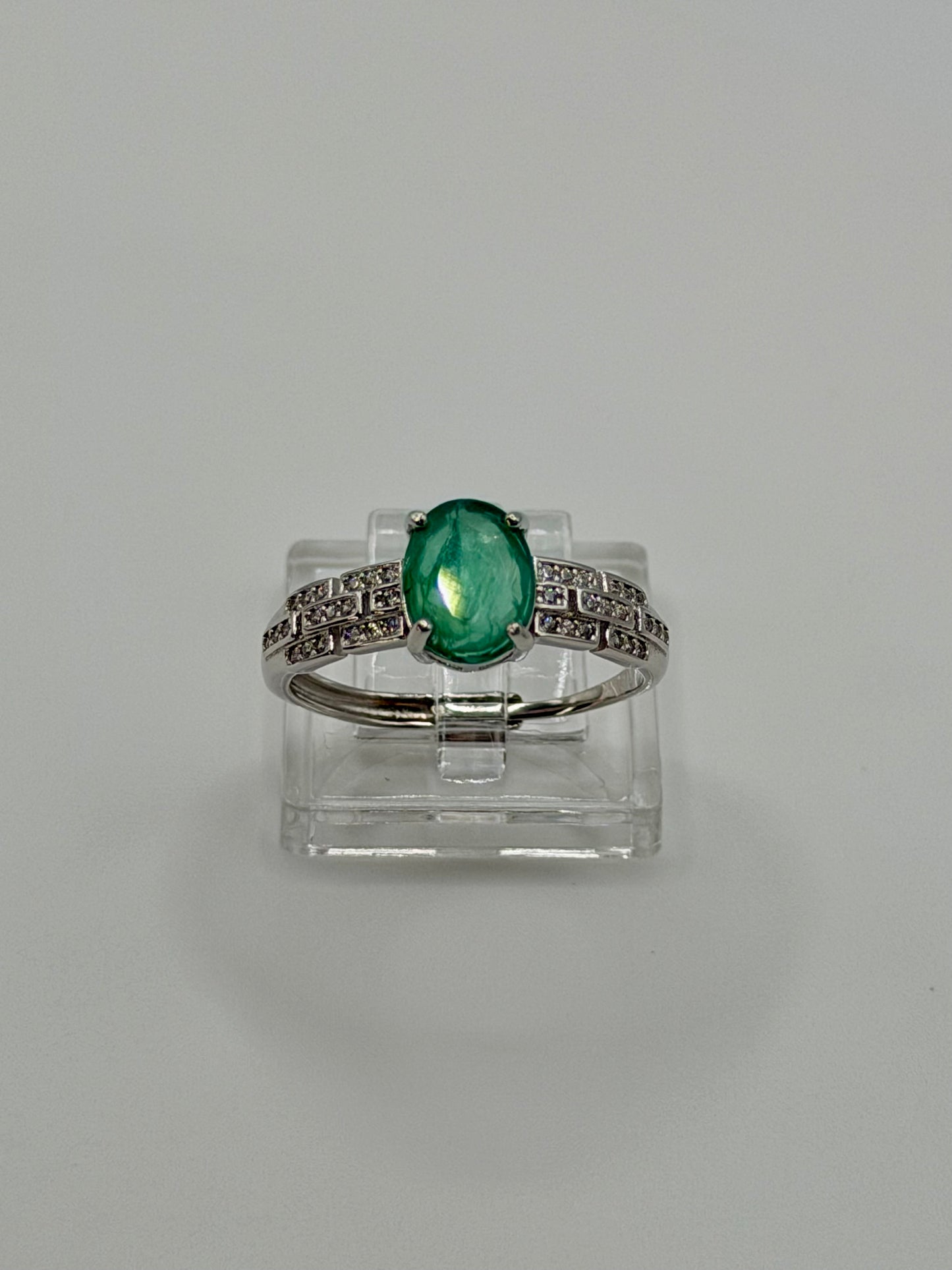 Natural Zambian Emerald Ring – 1.00 CT