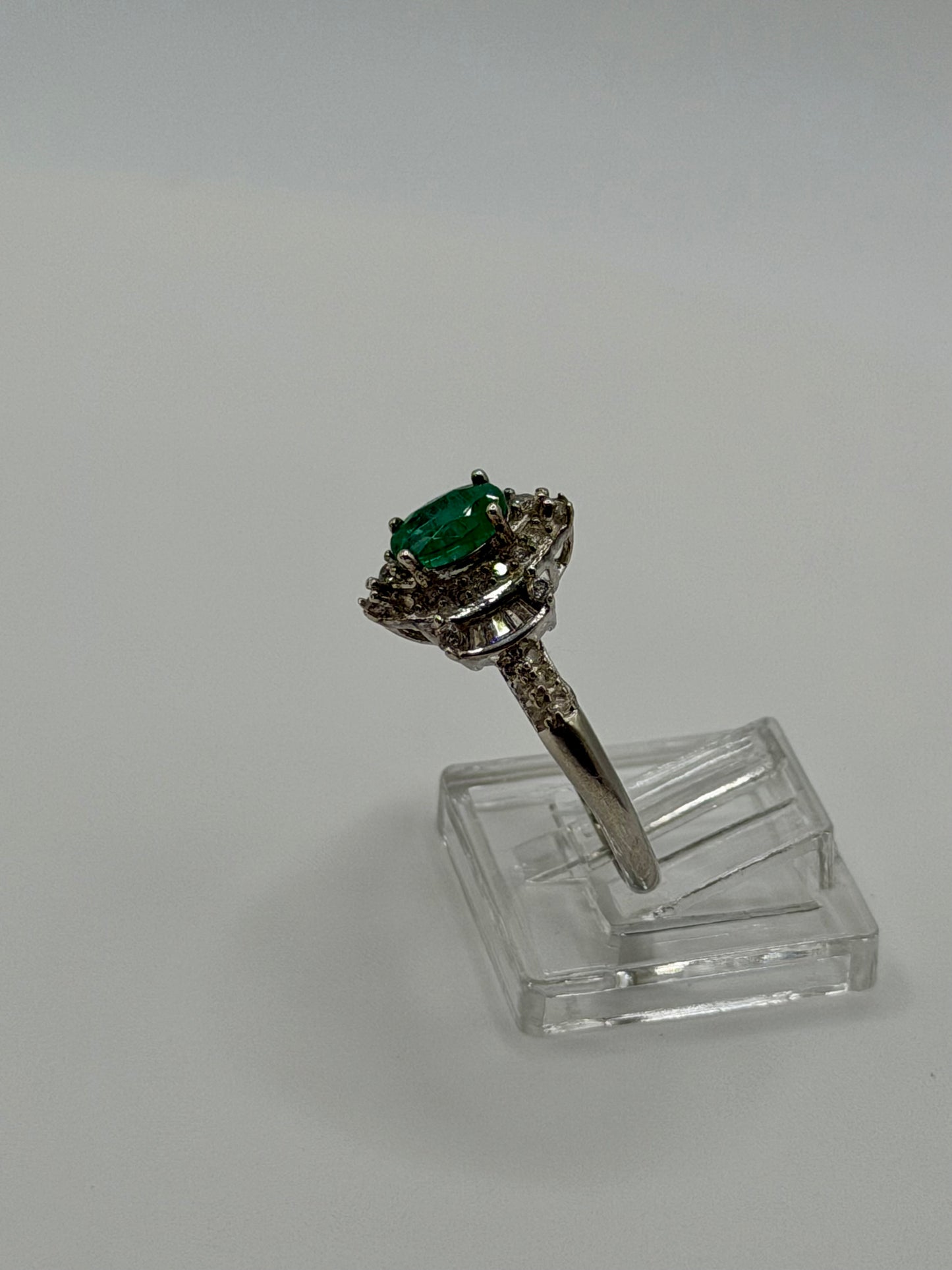 Natural Zambian Emerald Ring – 0.75 CT