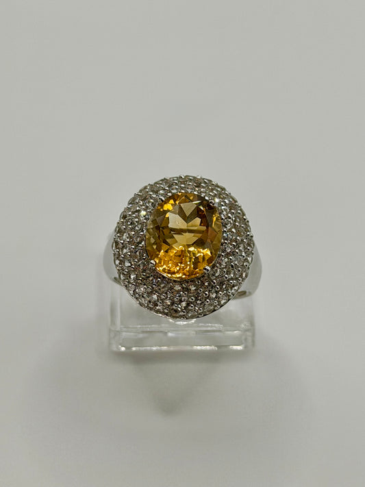 Natural Citrine Ring