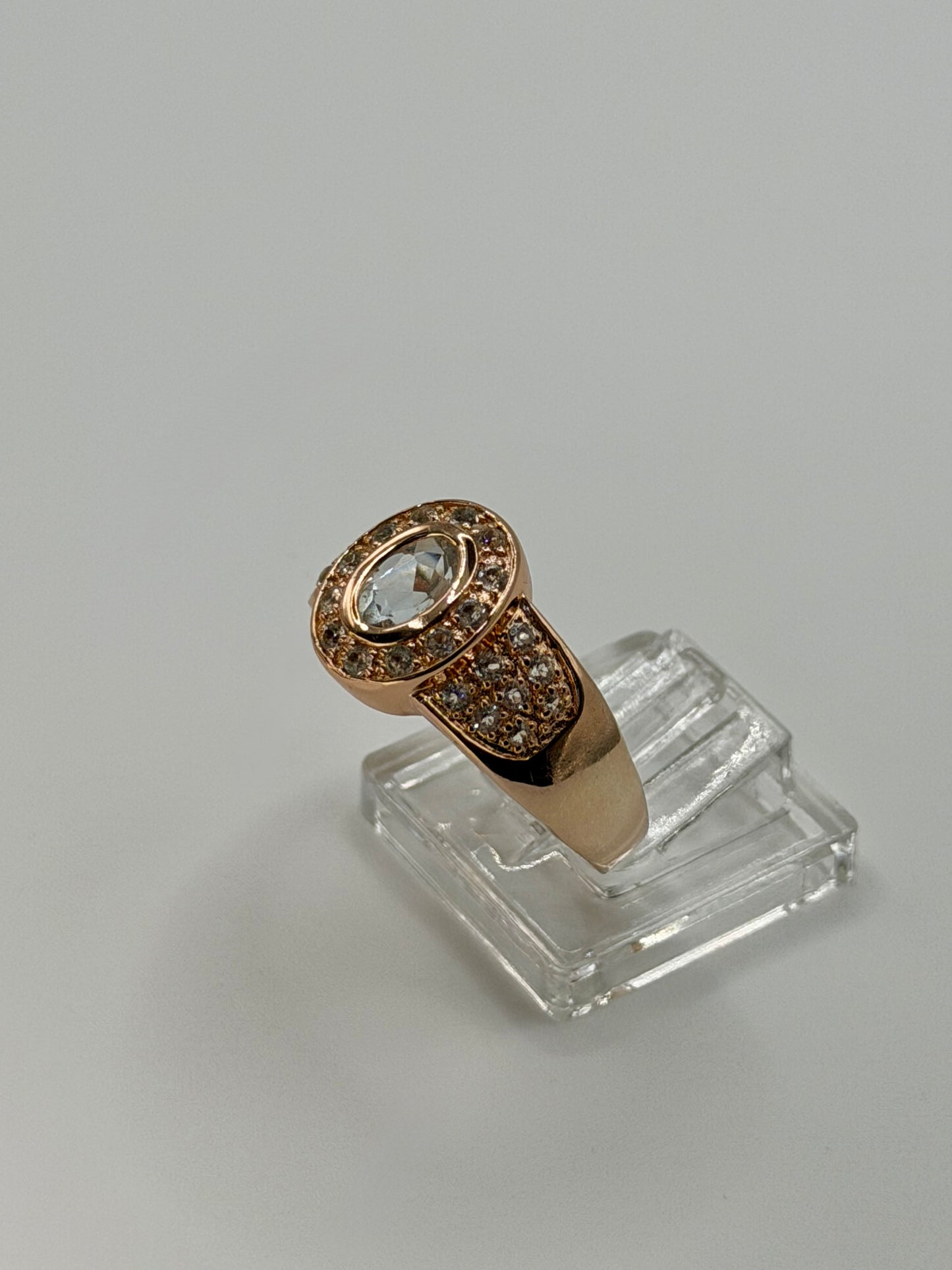 Natural Aquamarine Ring – 0.75 Ct