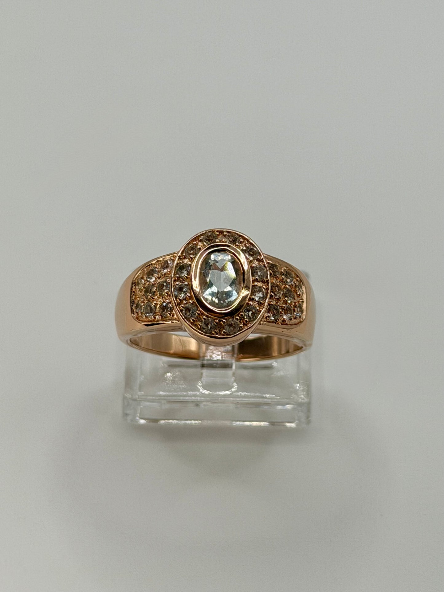 Natural Aquamarine Ring – 0.75 Ct