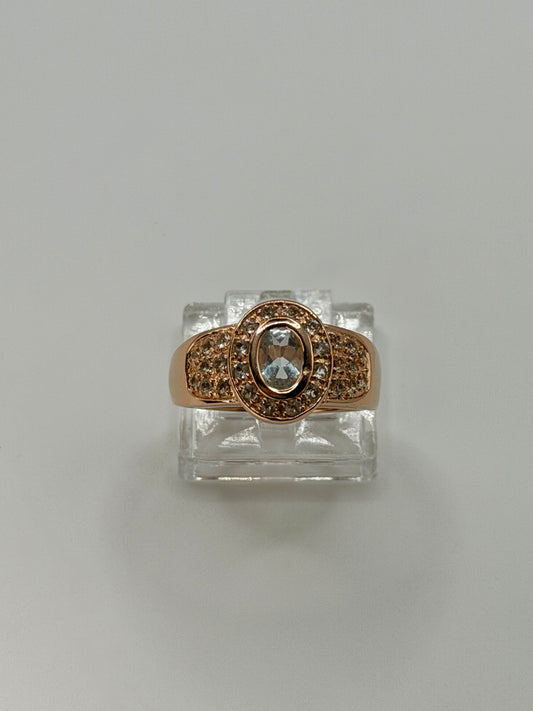 Natural Aquamarine Ring – 0.75 Ct