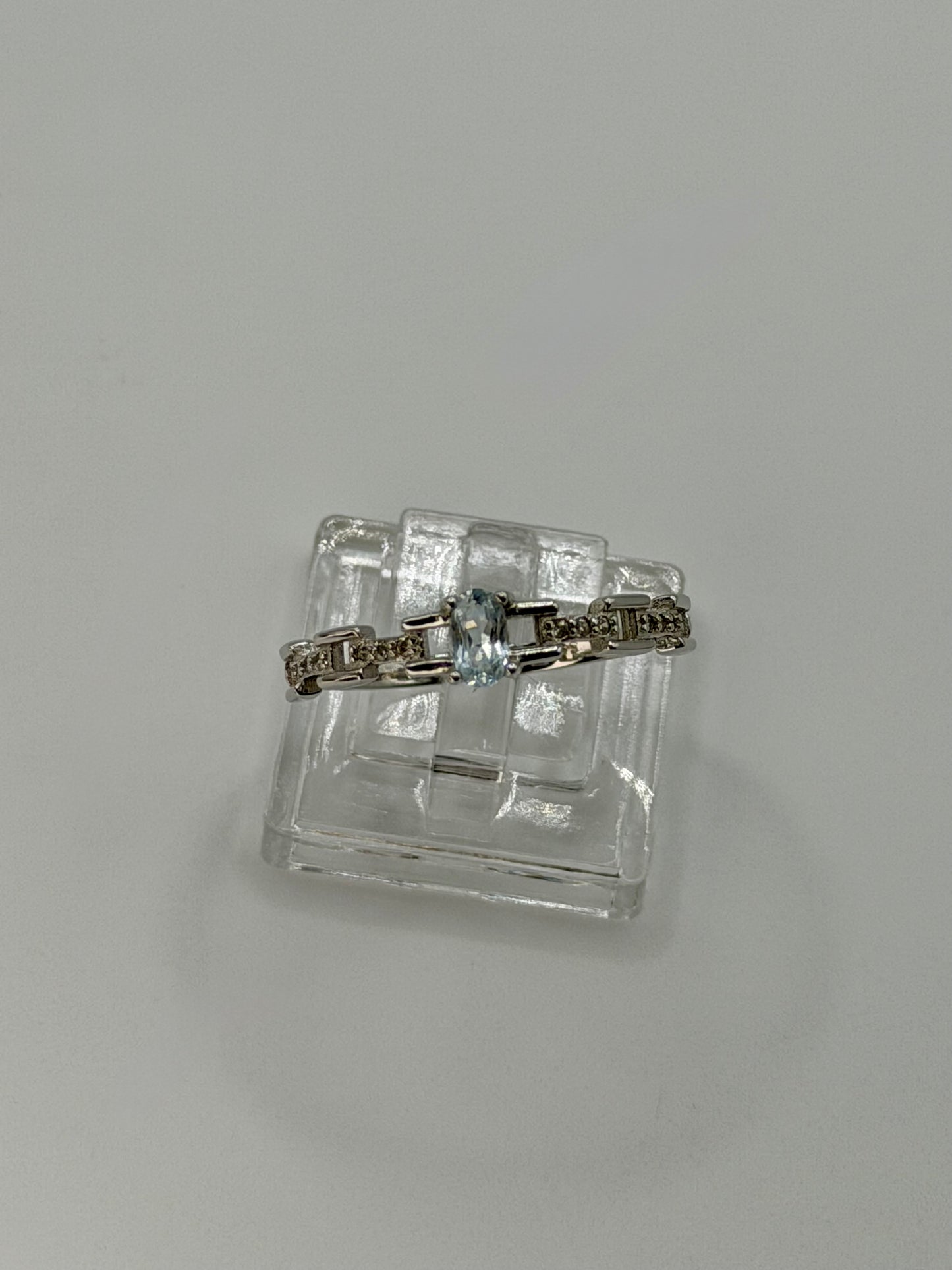 Natural Aquamarine Ring – 0.20 Ct